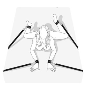 Separador de Tornozelo e Pulso com Algemas para Cama – Entrega e Prazer